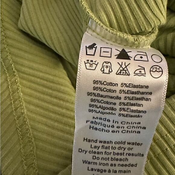 NWT Callahan ‘Leni’ Tank in Basil. Asymmetrical Front Drawstring, Size S. - Picture 9 of 10